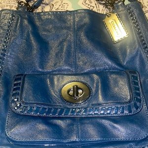 Authentic leather Coach Devin bag limited edition